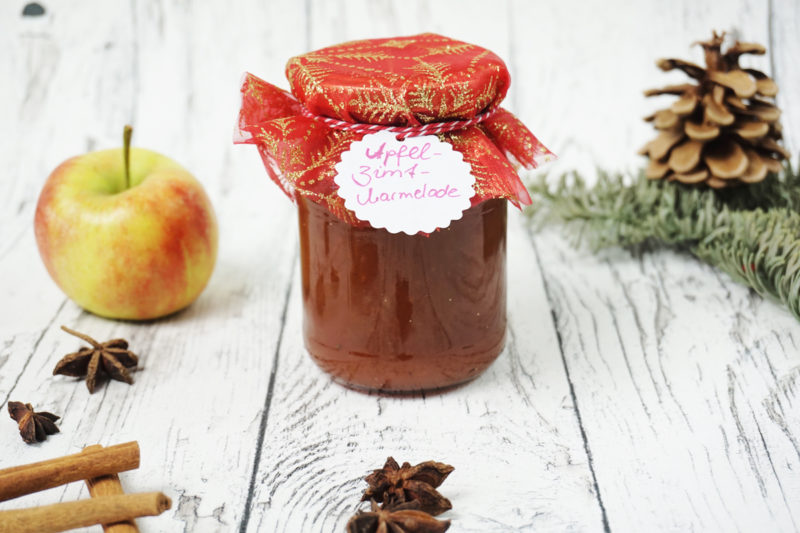 Weihnachtliche Marmelade zum Verschenken da freut sich die Omi