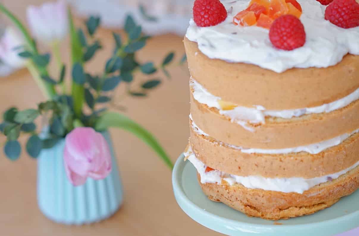 Schichttorte mit kandierten Früchten || raffinierte Torte || Mai2025