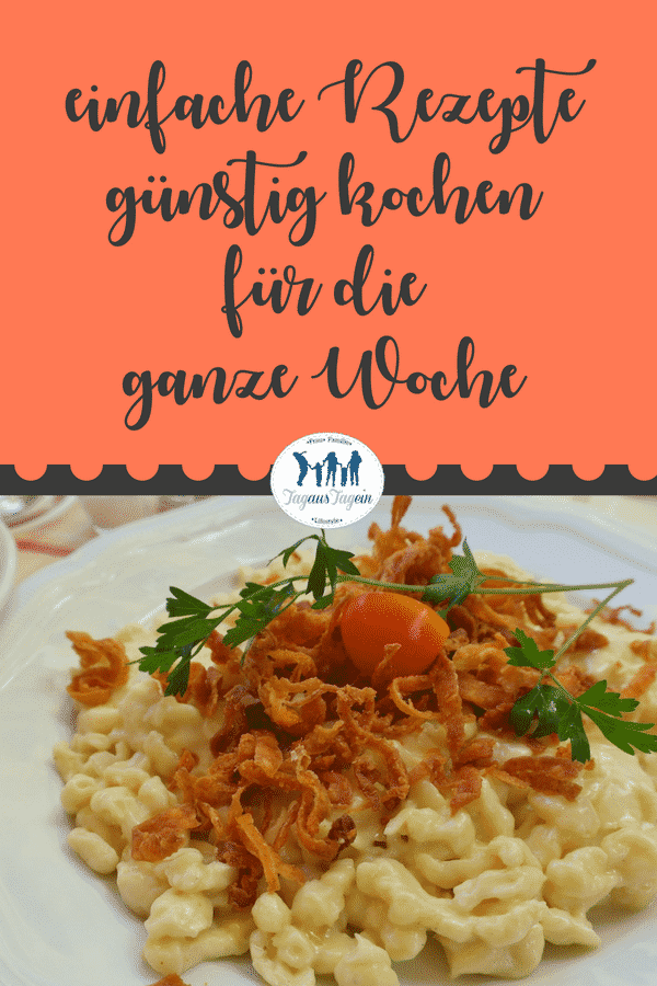 Einfache schnelle Rezepte || günstig kochen für die ganze Woche