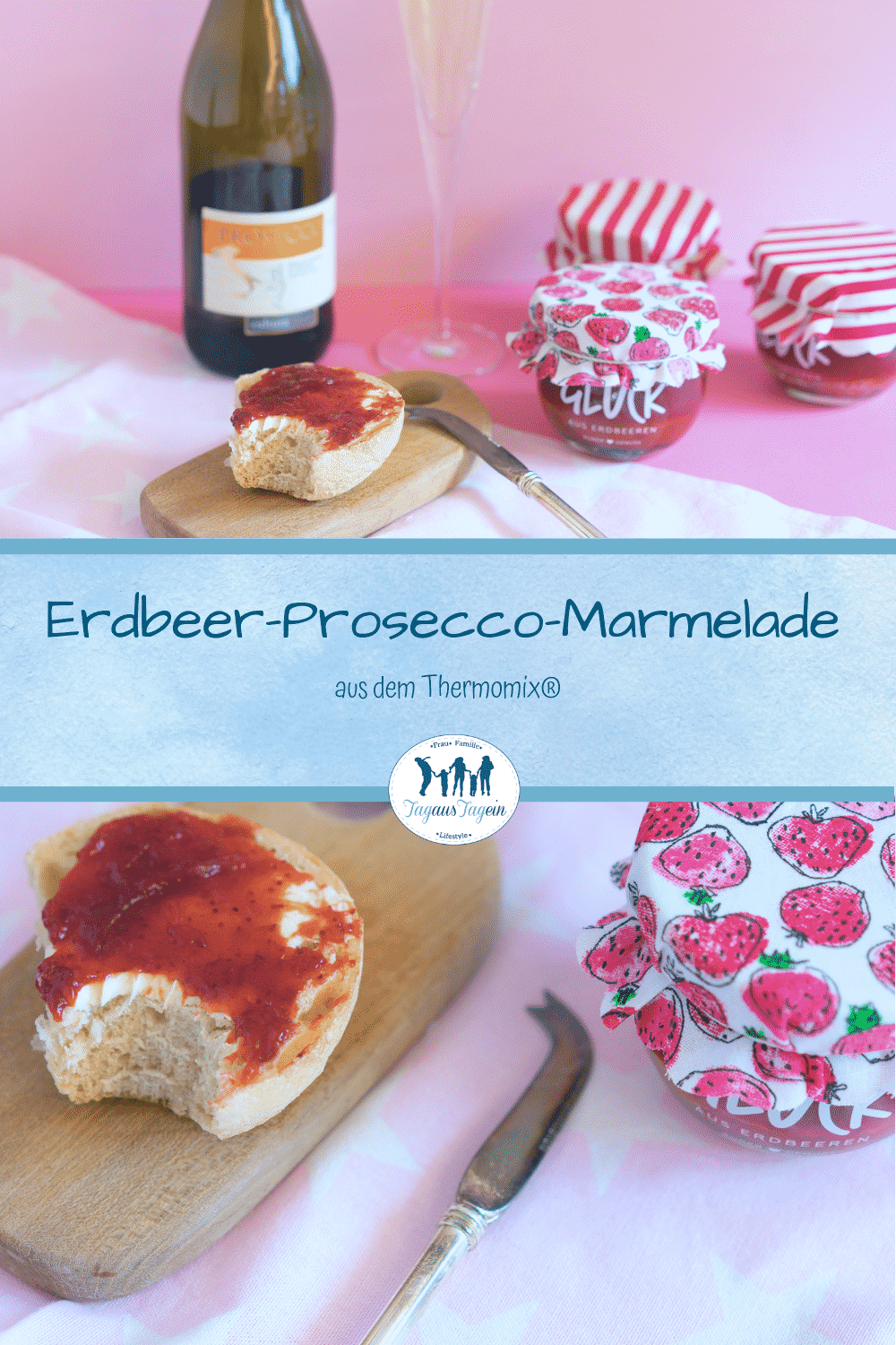 Erdbeer-Prosecco-Marmelade Thermomix® Rezept 2023 Dezember