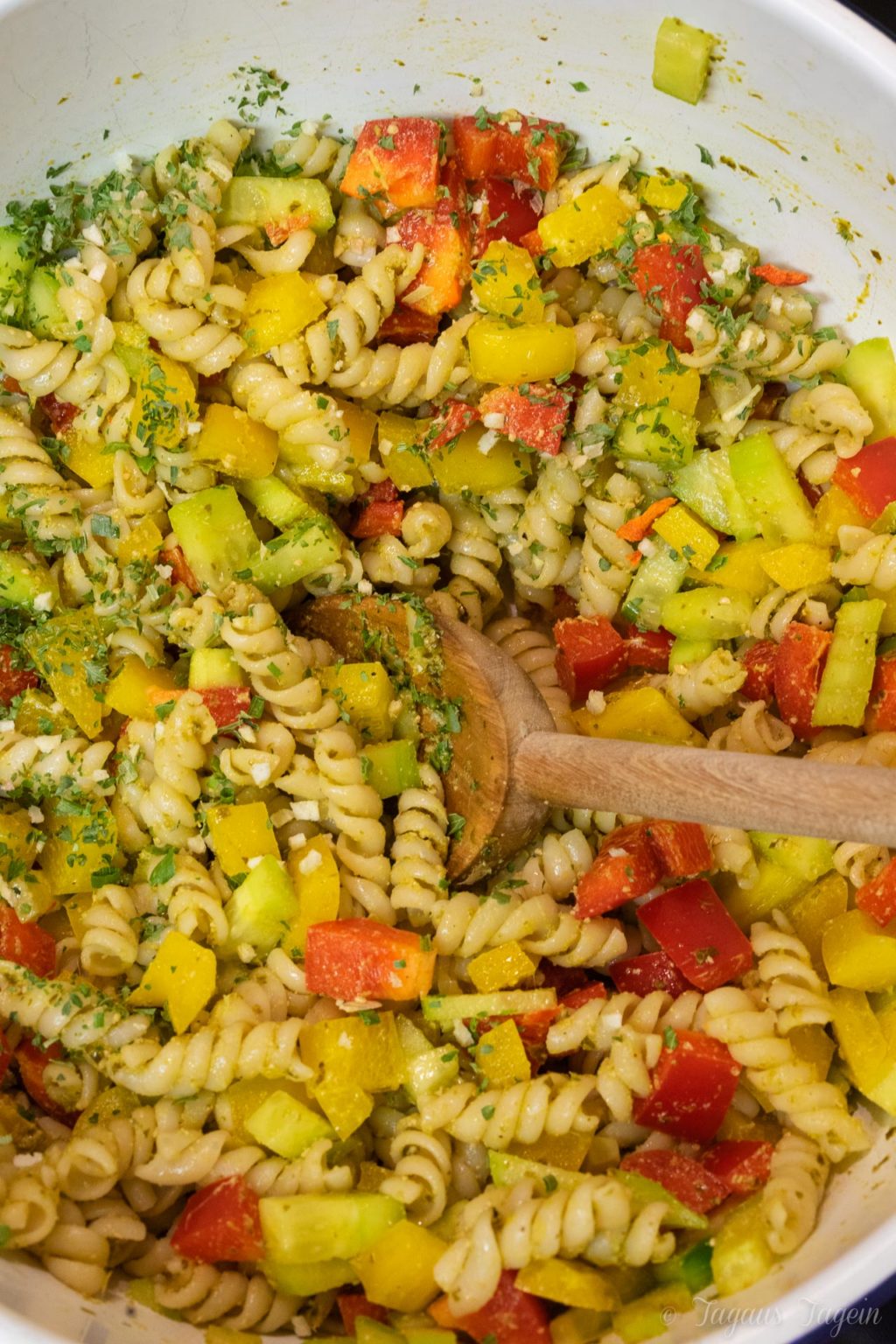 Wohnungsupdate &amp; Rezept schneller Nudelsalat mit Pesto