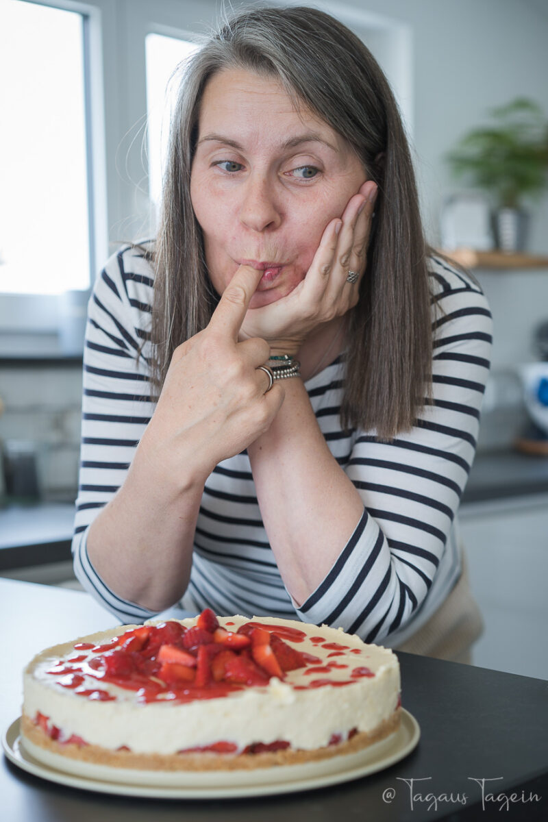 No bake Kuchen – Erdbeer – Vanille – Käsekuchen